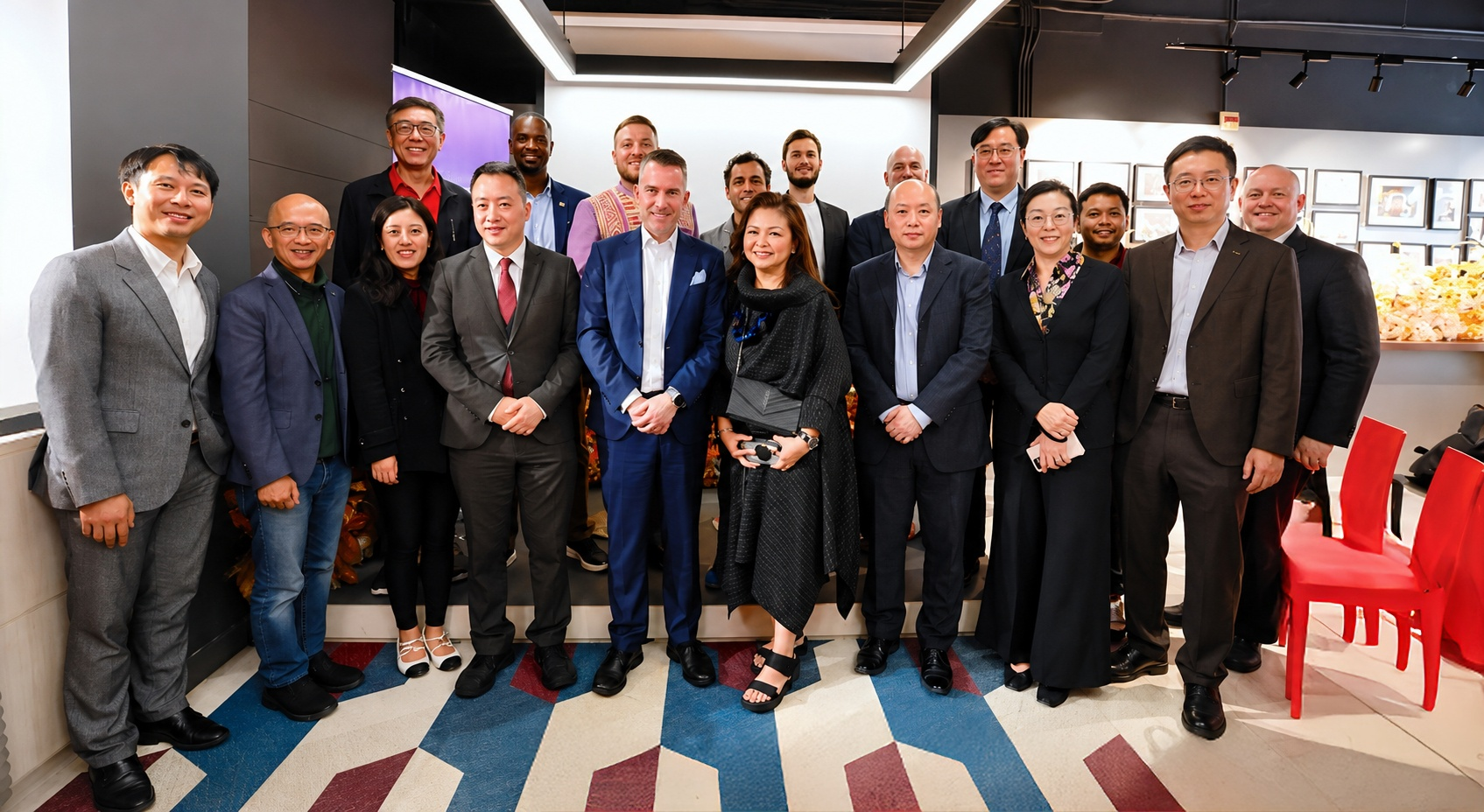 iDEA leaders on stage at a digital economy event